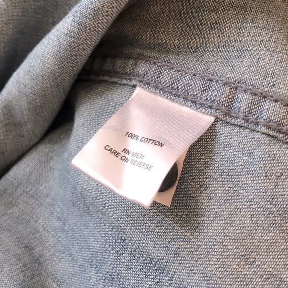 ⭐️ No Bull 100% Cotton Bull Denim Shacket Top - Picture 6 of 8